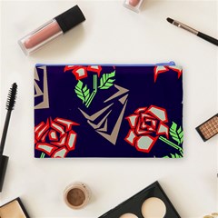 Terminator Roses Cosmetic Bag (Medium) from ArtsNow.com Back