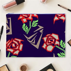 Terminator Roses Cosmetic Bag (XL) from ArtsNow.com Front