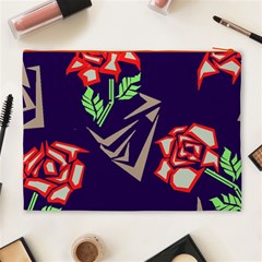 Terminator Roses Cosmetic Bag (XL) from ArtsNow.com Back