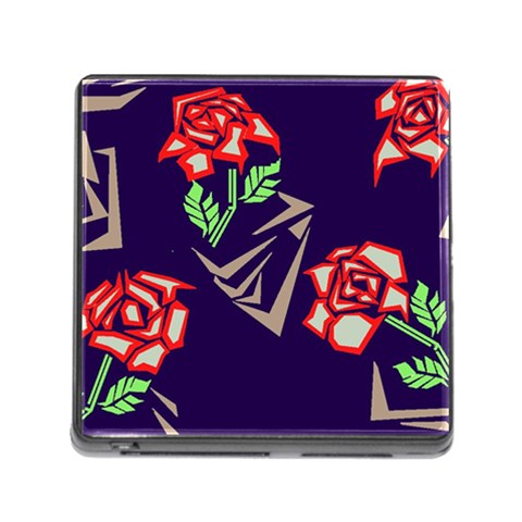 Terminator Roses Memory Card Reader (Square) from ArtsNow.com Front