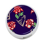 Terminator Roses 4-Port USB Hub (Two Sides)