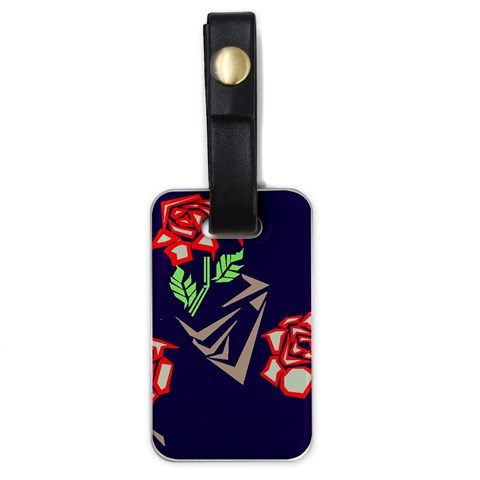Terminator Roses Luggage Tag (one side) from ArtsNow.com Front