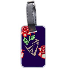 Terminator Roses Luggage Tag (two sides) from ArtsNow.com Back