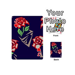 Jack Terminator Roses Playing Cards 54 (Mini) from ArtsNow.com Front - HeartJ