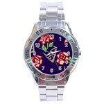 Terminator Roses Stainless Steel Analogue Watch