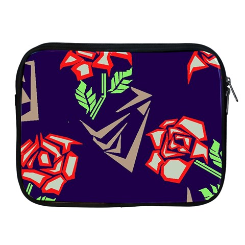 Terminator Roses Apple iPad 2/3/4 Zipper Case from ArtsNow.com Front