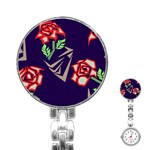 Terminator Roses Stainless Steel Nurses Watch