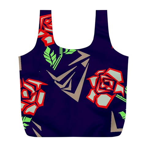 Terminator Roses Full Print Recycle Bag (L) from ArtsNow.com Front