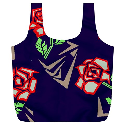 Terminator Roses Full Print Recycle Bag (XL) from ArtsNow.com Front