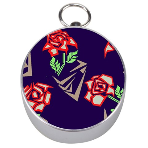 Terminator Roses Silver Compass from ArtsNow.com Front