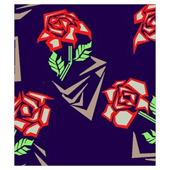 Terminator Roses Drawstring Pouch (Small) from ArtsNow.com Back
