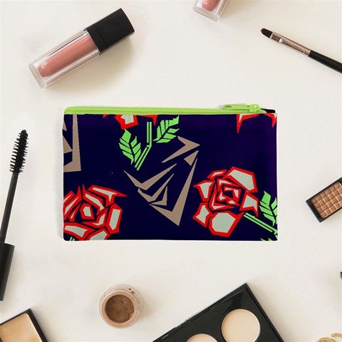 Terminator Roses Cosmetic Bag (XS) from ArtsNow.com Back