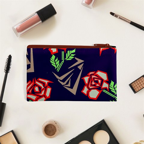 Terminator Roses Cosmetic Bag (XS) from ArtsNow.com Back