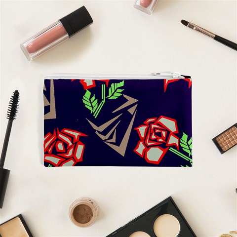 Terminator Roses Cosmetic Bag (XS) from ArtsNow.com Back