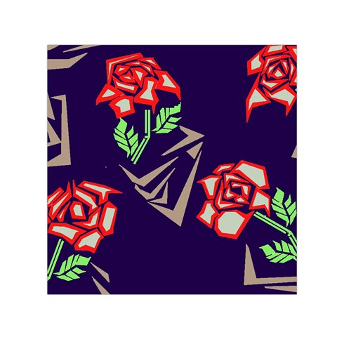 Terminator Roses Small Satin Scarf (Square) from ArtsNow.com Front