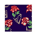 Terminator Roses Small Satin Scarf (Square)