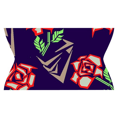 Terminator Roses Yoga Cropped Leggings from ArtsNow.com Waistband Front
