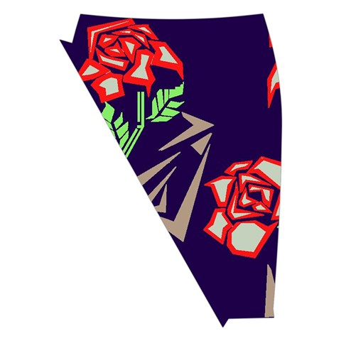 Terminator Roses Midi Wrap Pencil Skirt from ArtsNow.com Front Left