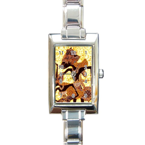 Wayang Rectangle Italian Charm Watch from ArtsNow.com Front