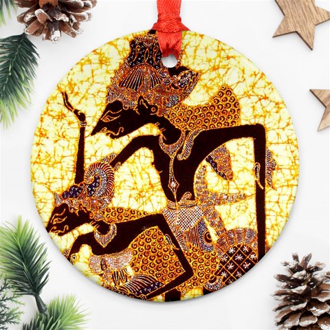 Wayang Ornament (Round) from ArtsNow.com Front