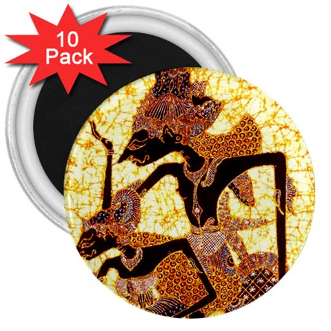 Wayang 3  Magnet (10 pack) from ArtsNow.com Front