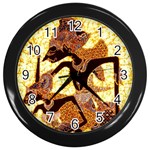 Wayang Wall Clock (Black)