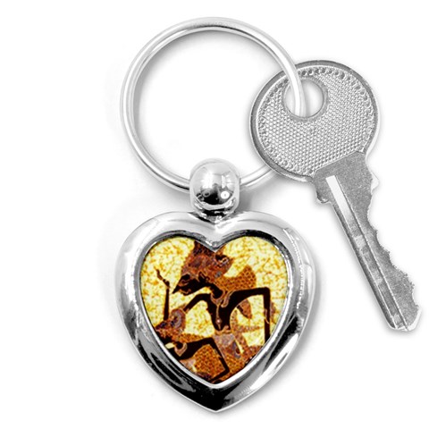 Wayang Key Chain (Heart) from ArtsNow.com Front