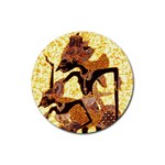 Wayang Rubber Coaster (Round)