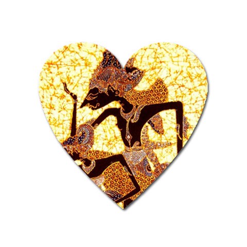Wayang Magnet (Heart) from ArtsNow.com Front