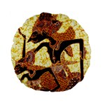 Wayang Standard 15  Premium Round Cushion 