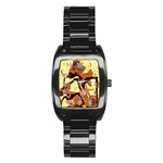 Wayang Stainless Steel Barrel Watch