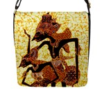 Wayang Flap Closure Messenger Bag (L)
