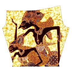 Wayang Yoga Cropped Leggings from ArtsNow.com Left