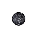Black Alligator Leather Pattern 1  Mini Magnet