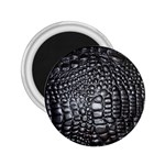 Black Alligator Leather Pattern 2.25  Magnet