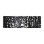 Black Alligator Leather Pattern Sticker (Bumper)