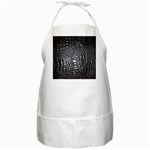 Black Alligator Leather Pattern BBQ Apron