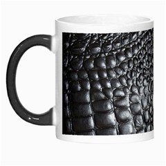 Black Alligator Leather Pattern Morph Mug from ArtsNow.com Left