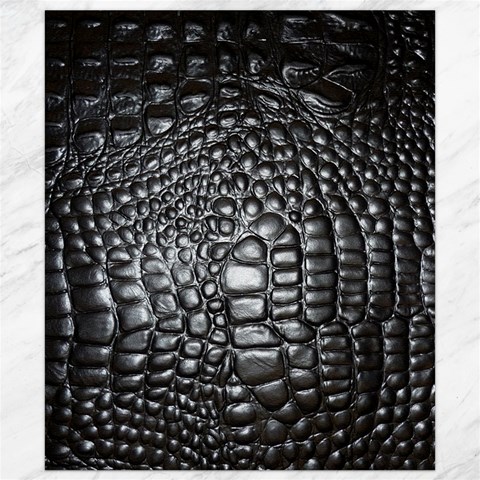 Black Alligator Leather Pattern Canvas 8  x 10  from ArtsNow.com 8.15 x9.66  Canvas - 1