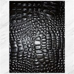 Black Alligator Leather Pattern Canvas 12  x 16 
