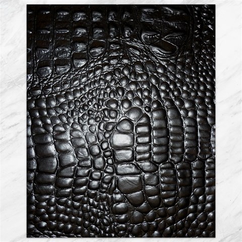 Black Alligator Leather Pattern Canvas 16  x 20  from ArtsNow.com 15.75 x19.29  Canvas - 1