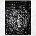 Black Alligator Leather Pattern Canvas 18  x 24 