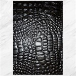 Black Alligator Leather Pattern Canvas 24  x 36 