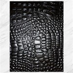Black Alligator Leather Pattern Canvas 36  x 48 