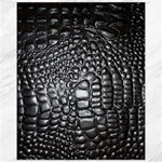 Black Alligator Leather Pattern Canvas 11  x 14 