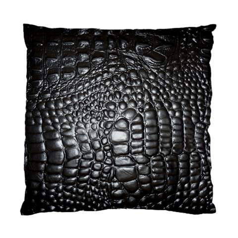 Black Alligator Leather Pattern Standard Cushion Case (One Side) from ArtsNow.com Front
