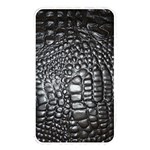 Black Alligator Leather Pattern Memory Card Reader (Rectangular)