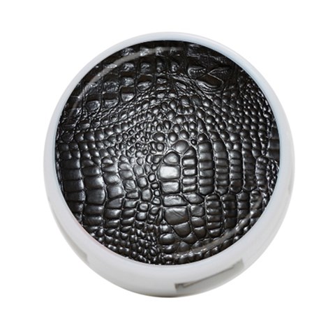 Black Alligator Leather Pattern 4 Front