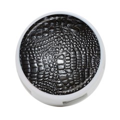 Black Alligator Leather Pattern 4 Front