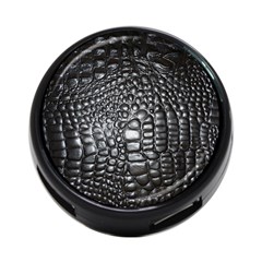Black Alligator Leather Pattern 4 Front